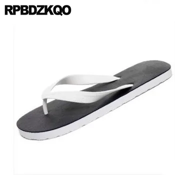 

Plus Size Men Casual Slippers Slides Flat Designer Shoes Large 2018 46 Mens Sandals Summer Outdoor Breathable Slip On Flip Flop