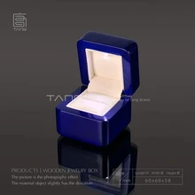 Высокое качество, брак подарок на помолвку коробка со светло-голубыми пианино лакированный деревянный ящик Романтический упаковочная коробка 143 Размеры 6*6*58 см A020