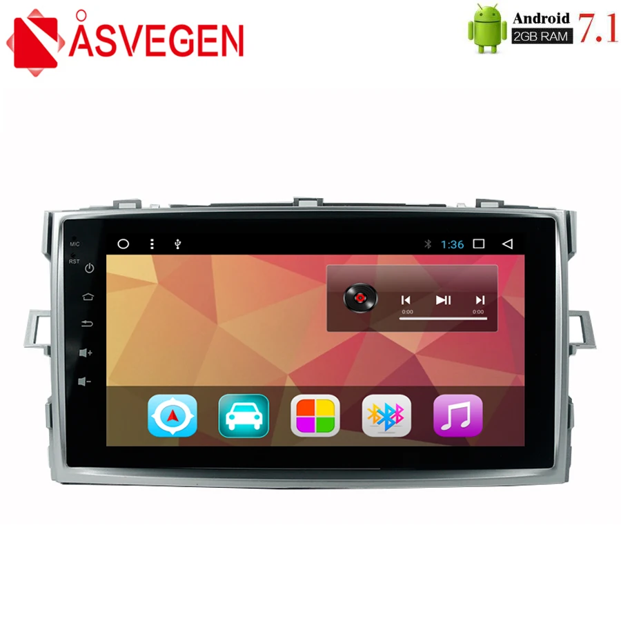 

Asvegen Android 7.1 Quad Core For Toyota Verso 2016 Car Auto Bluetooth Radio GPS Navigation Stereo Audio Multimedia DVD Player