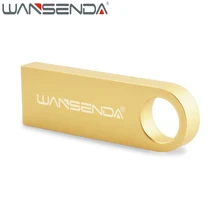 WANSENDA metal waterproof usb flash drive 64gb pen drive 4gb 8gb 16gb 32gb usb 2.0 flash drive pendrive mini usb stick