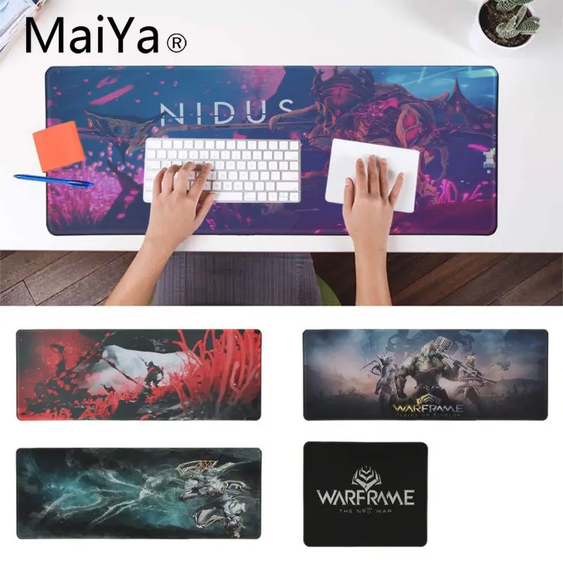 

Maiya warframe hero game Pad to Mouse Game Large Gaming Mouse Pad Lockedge Mouse Mat For Laptop Computer Keyboard Pad Desk Pad