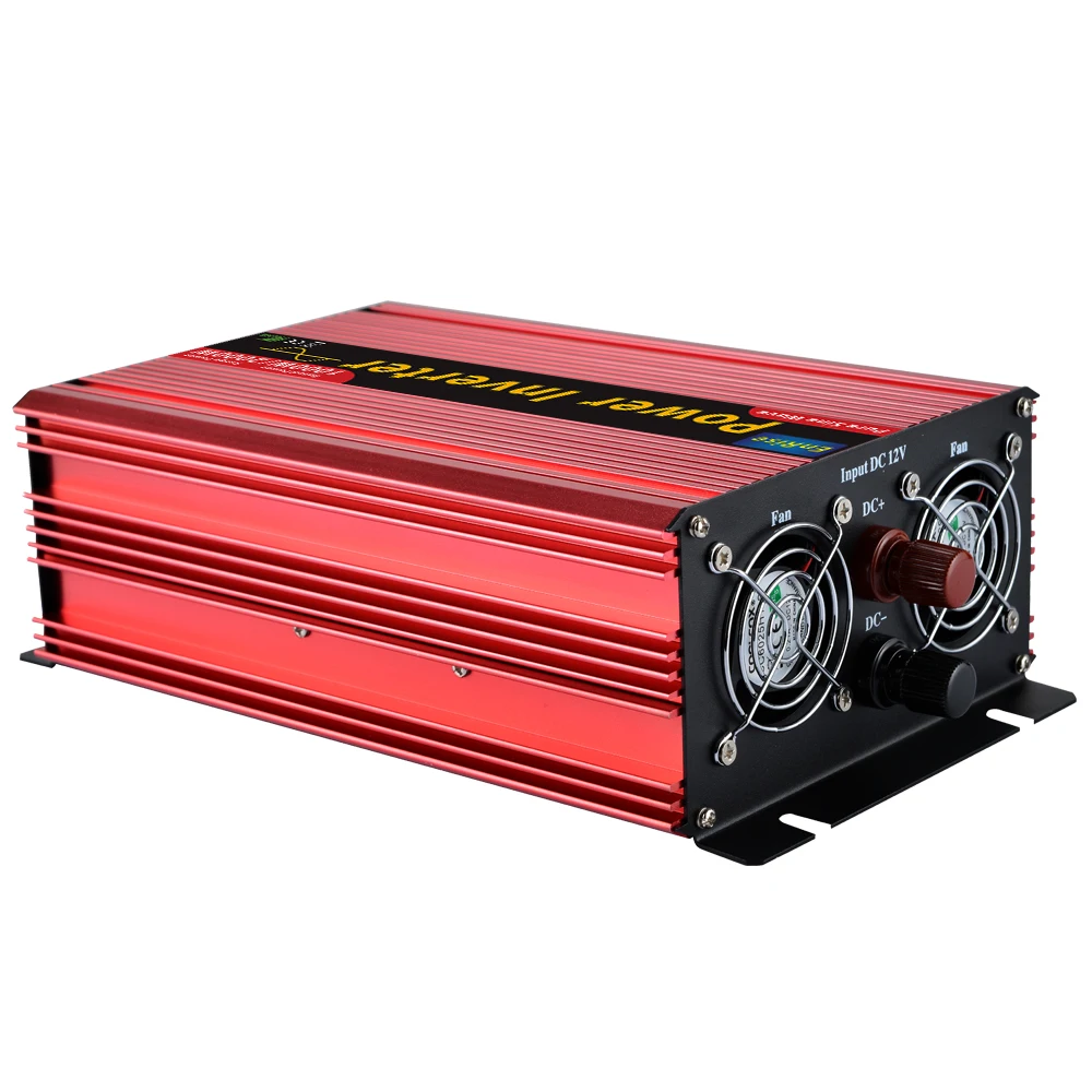 Инвертор 1000 Вт пик 2000 DC12V к AC 220 В 230 чистый синусоидальный инвертор с 5 1A USB зарядное