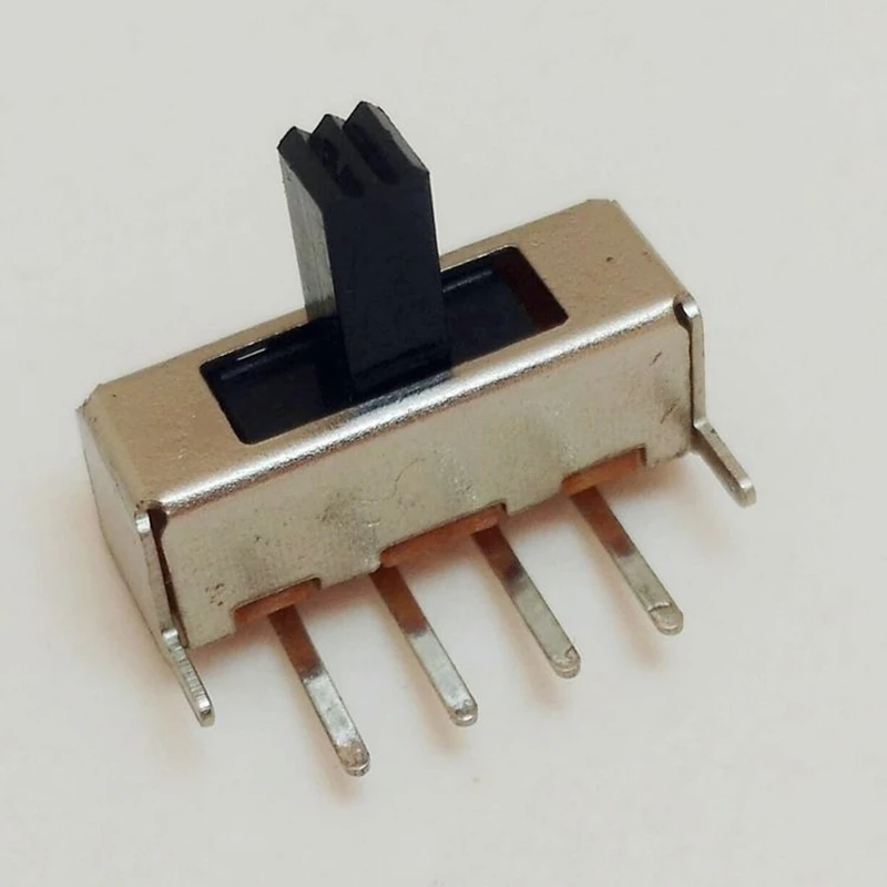 Three-speed toggle switch single row 4-bend side single-pole three-throw slide switch
