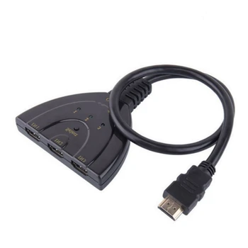 

3 HDMI In 1 HDMI Out Adapter With Auto Manual Switch Support 1080P 250 MHz 2.5 Gbps Bandwidth HDMI 1.4 For PC DVD HDTV