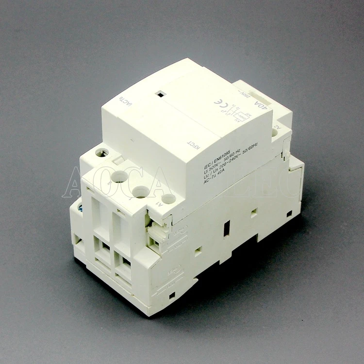 Контактор 1P 25A 220V 50HZ Din rail бытовой модульный контактор переменного тока 16A 20A 32A 40A 63A