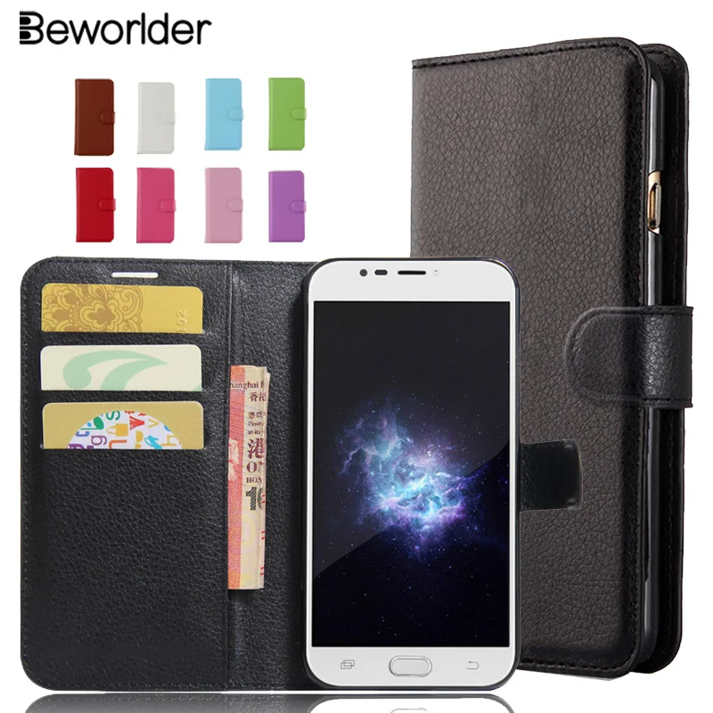

Beworlder For Doogee X9 Mini Stand Phone Cases Cover Bags High Quality PU Leather Case Flip Card Slots Lichee Pattern Wallet