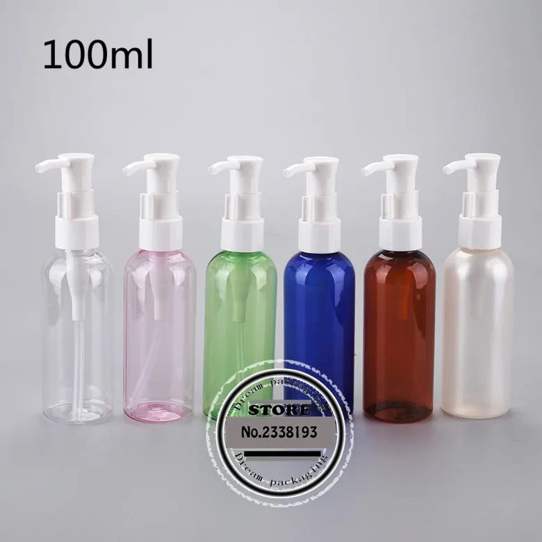 Free shipping,50pcs,100ml Cleansing oil pump bottle,lotion points