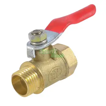 

Plastic Coated Lever Handle 1/4" PT Female/Male Thread Brass Ball Valve