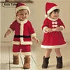 Christmas Santa Red And White Dress For Baby Boy And Baby Girl