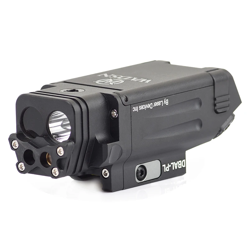 

SEIGNEER Tactical IR Dual Output Laser Light Combo Strobe Weapon Light LED Gun Tac Flashlight With Red Laser NV Illuminator