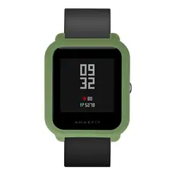 Silicone Soft Case Protector for Smartwatch - Durable Shell Watch Cover (Dark green)