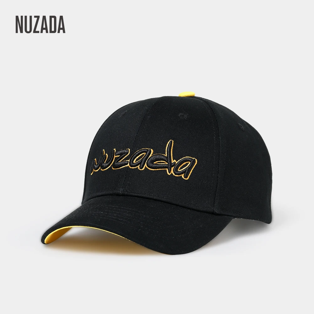 NUZADA брендовая оригинальная Дизайн Для мужчин Для женщин Бейсбол Кепки высокое качество вышивка буквы хлопок Hat Snapback кости Кепки s Классический