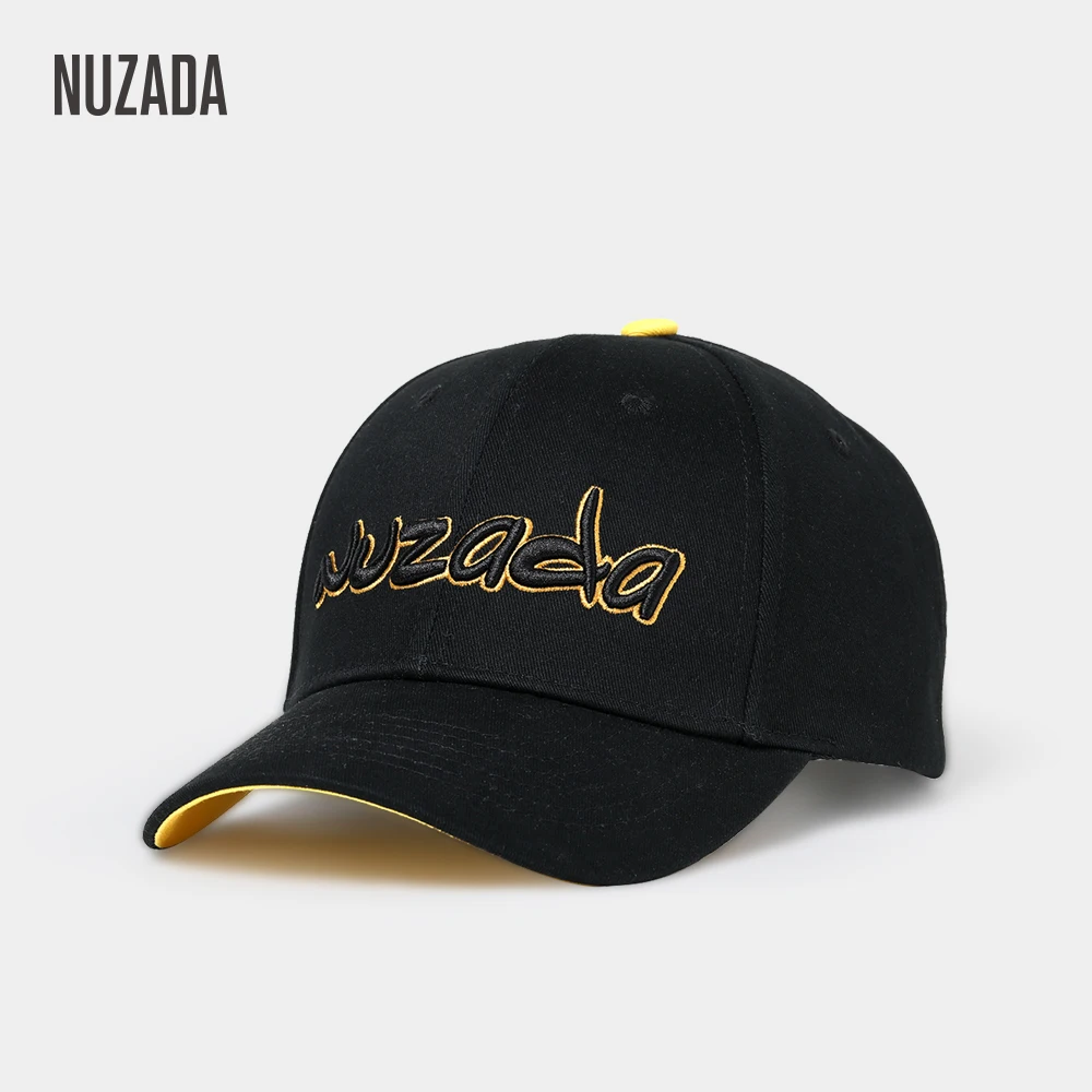 

NUZADA Brand Original Design Men Women Baseball Cap High Quality Embroidery Letters Cotton Hat Snapback Bone Caps Classic