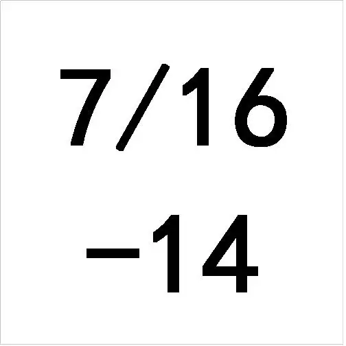 1 шт. 7/16-14 16 18 20 24 27 28 32 36 40 UNC UNS UNF HSS правый ручной кран TPI резьбонарезные инструменты для обработки пресс-форм - Цвет: 14 UNC