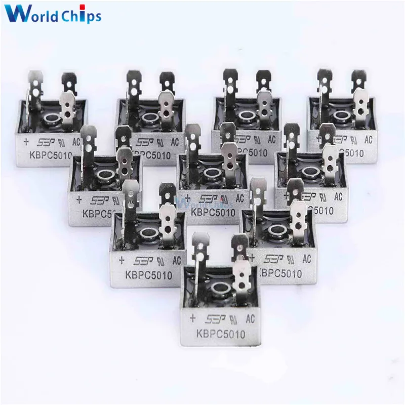 Diode Bridge Rectifier 1PCS KBPC5010 50A 1000V Diode Bridge Rectifier Diode KBPC 5010 Power Rectifier Electronic Componentes