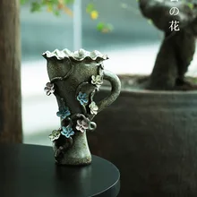 Оригинальные керамические предметы мебели Творческий шутник мягкий наряд ремесла Европейский цветочный орган гостиная ваза