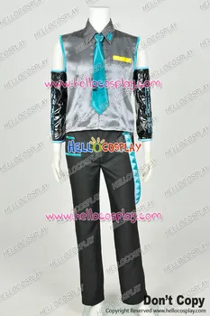 

Vocaloid 2 Cosplay Hatsune Mikuo Costume Male Version Uniform H008