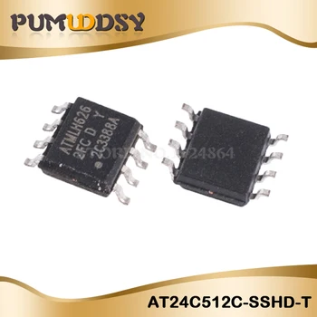 

10pcs AT24C512 SOP 24C512 memory PROM SOP-8 marking: 2FC AT24C512C-SSHD-T Original free shipping IC