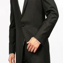 Формальная Мода Terno Masculino Custume Homme высокое качество(JacketPantTieVest) 3 шт. остроконечные лацканы черный одна кнопка белый жилет галстук