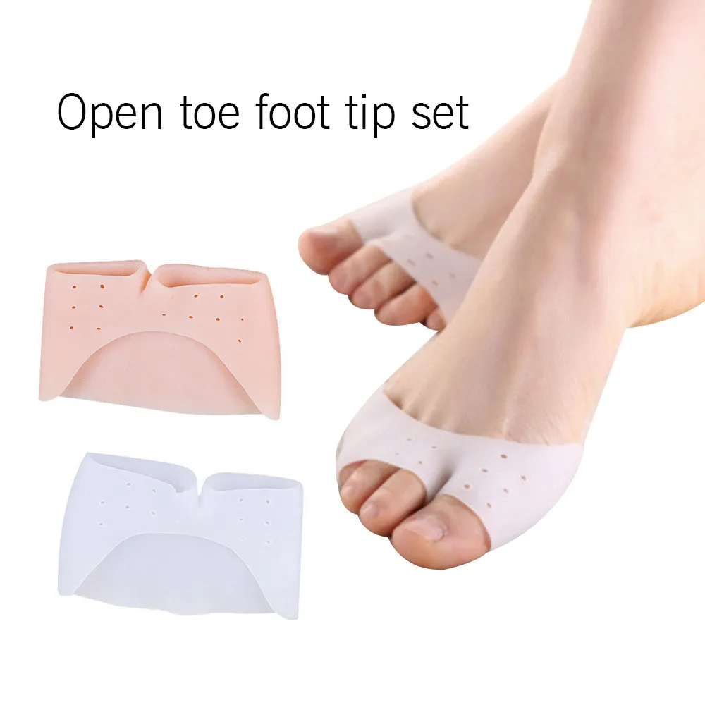 

2018 New Fashion 2PCS Half Toe Sleeve Metatarsal Pads -Bunion & Forefoot Cushioning Foot Care Drop Shipping