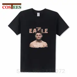 Истребитель UFC хабибом нурмагомедовым футболки для мужчин Khabib футболки Time ММА уличная футболка хипстера Khabib в EagleBrand одежда