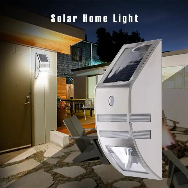 

Solar Power Home Lighting Street Light Waterproof Human Body Induction Lamp