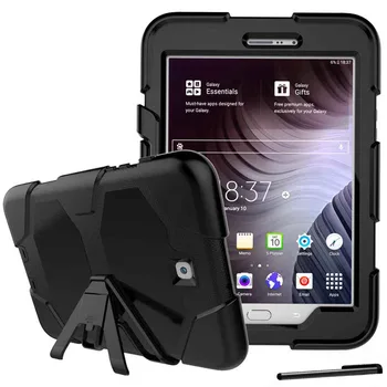 

Hybrid Heavy Duty Silicone Drop-proof Cover for Samsung Galaxy Tab S2 T710 T713 T715 T719 8.0" Tablet Funda Case for Kids+Pen