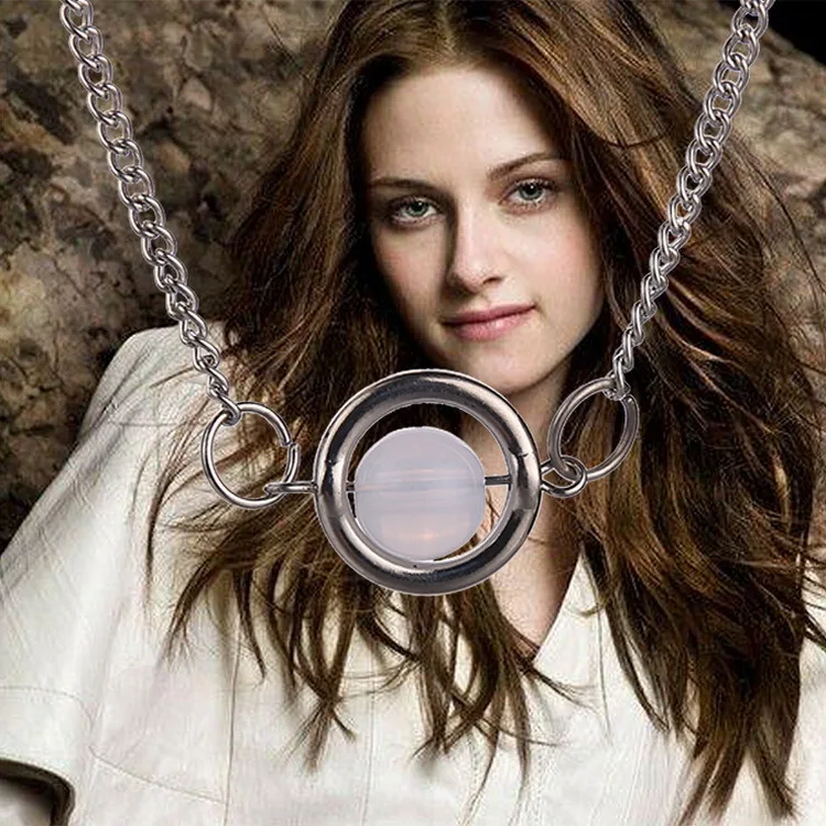 Twilight Saga Necklace Bella Opal Necklace Movie Jewelry For Women Lady
