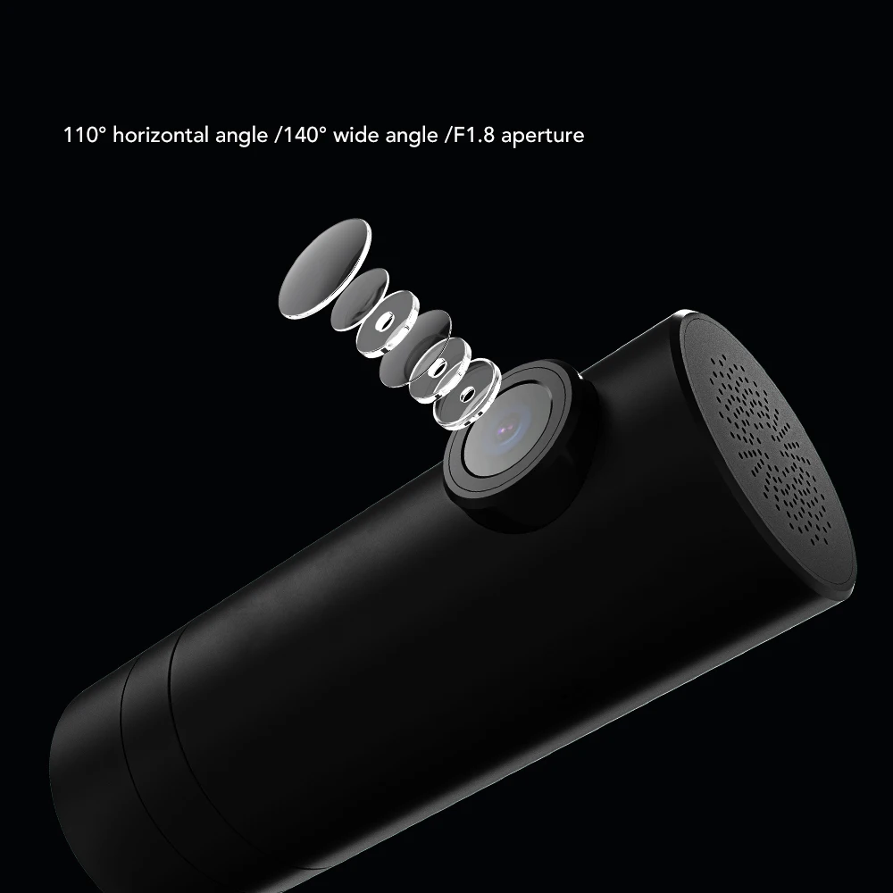 Ddpai mini2 регистраторы 1440 P Full HD Запись автомобиля Камера поворотный объектив