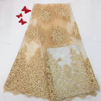 

2019 African cord Lace Fabric Hot Sell New Arrival African Cord Lace Guipure Lace Fabrics High Quality free shipping D216