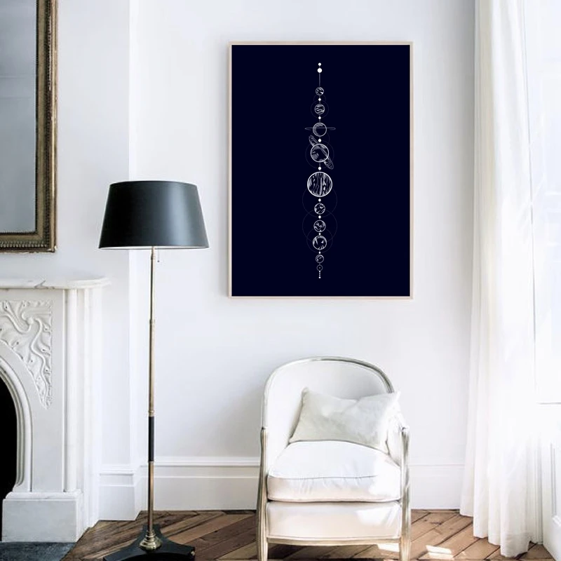 moon phases prints