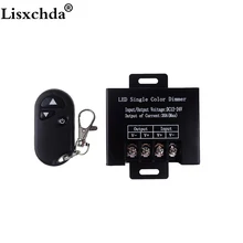 DC12-24V 20A один канал LED диммер Управление Лер с 3key Wirelss rf Дистанционное управление для одного Цвет Светодиодные ленты свет ленты