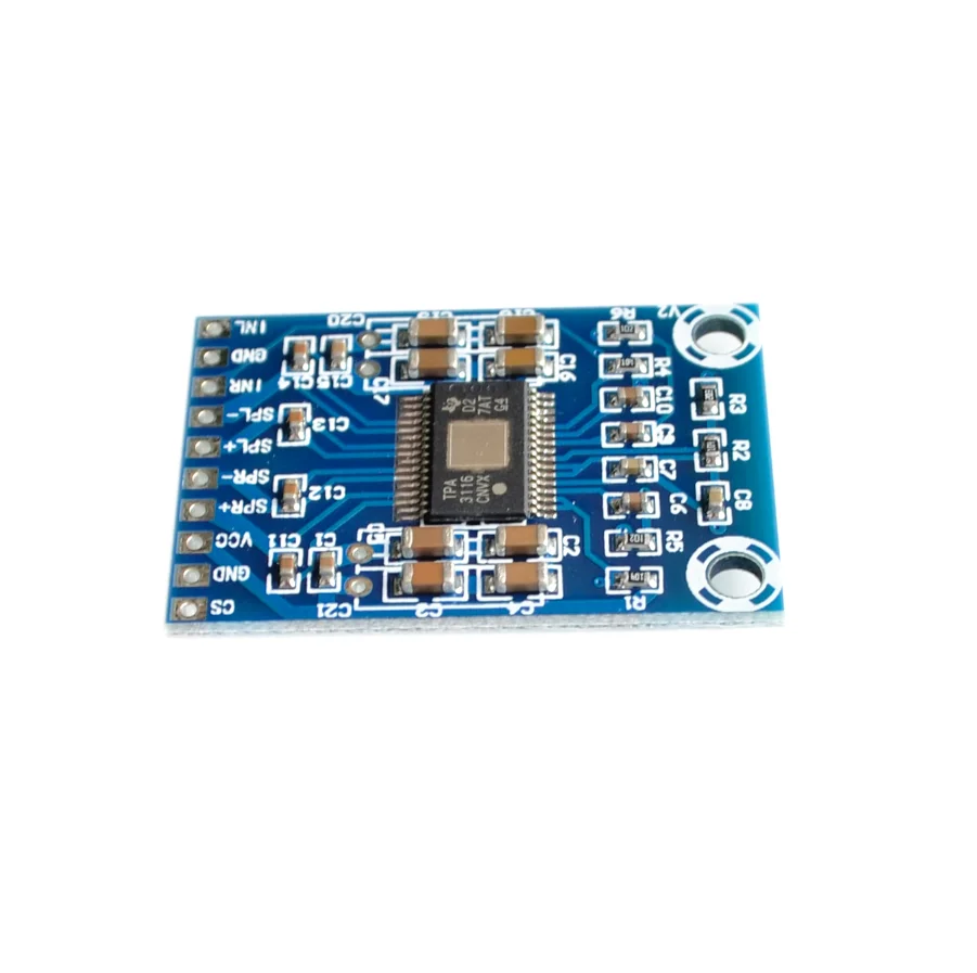 【AH ROBOT】DC 12V-24V 2x50 Вт двухканальный Мини цифровой усилитель класса D 50 + TPA3116D2 XH-M562