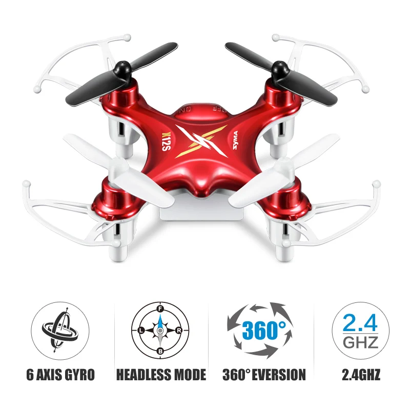 Hot-Sale-Syma-X12S-Mini-Drone-without-Camera-Original-2-4G-4CH-RC-Quadcopter-with-Flashing (2)
