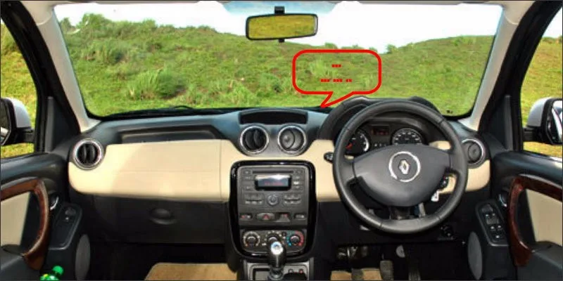 Специальный Автомобиль HUD Head Up display для Renault Duster-отражает вашу информацию о автомобиле на лобовое стекло, чтобы избежать превышения скорости