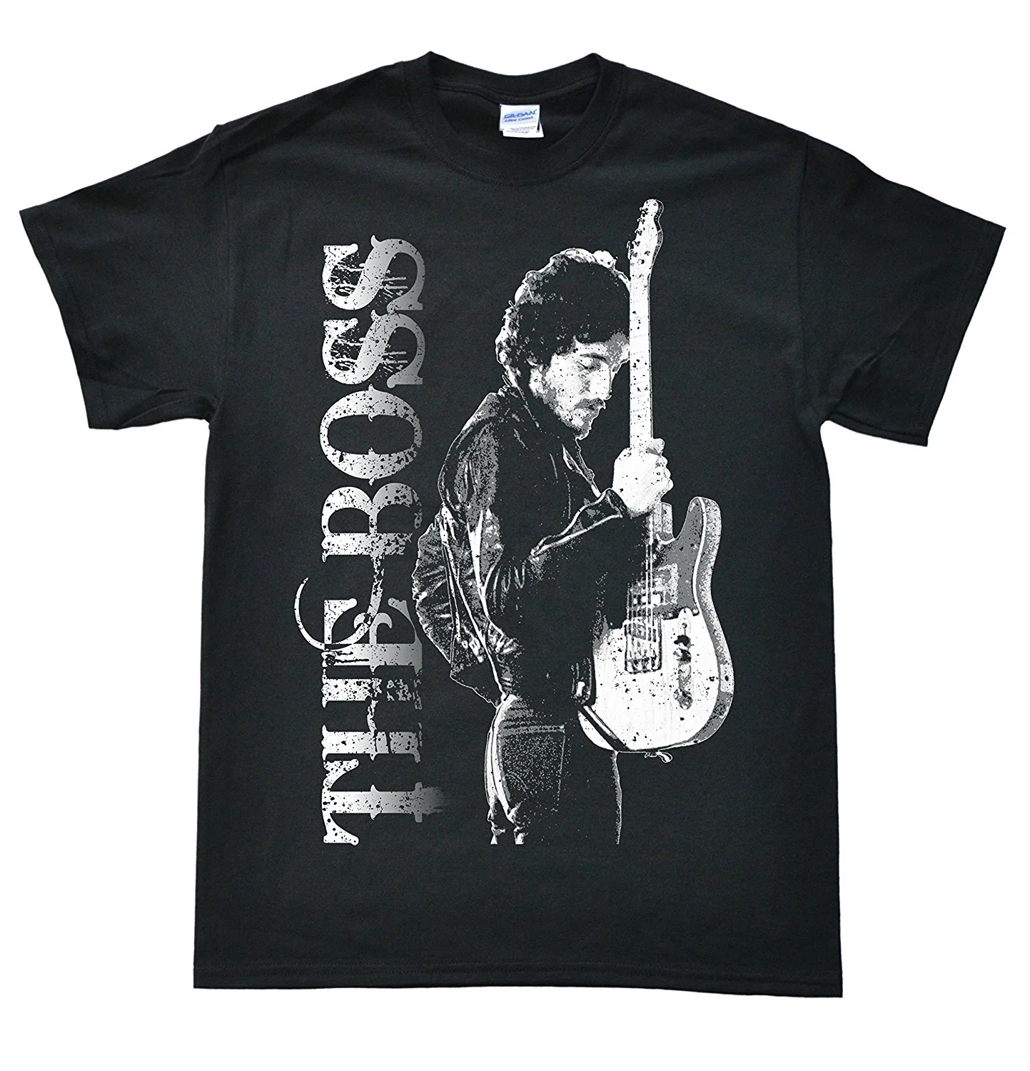 

2019 New Men's The Boss Bruce Springsteen T-Shirt Men Cotton Short Sleeve Funny T-Shirt Boyfriend Gift Streetwear Men T Shirt