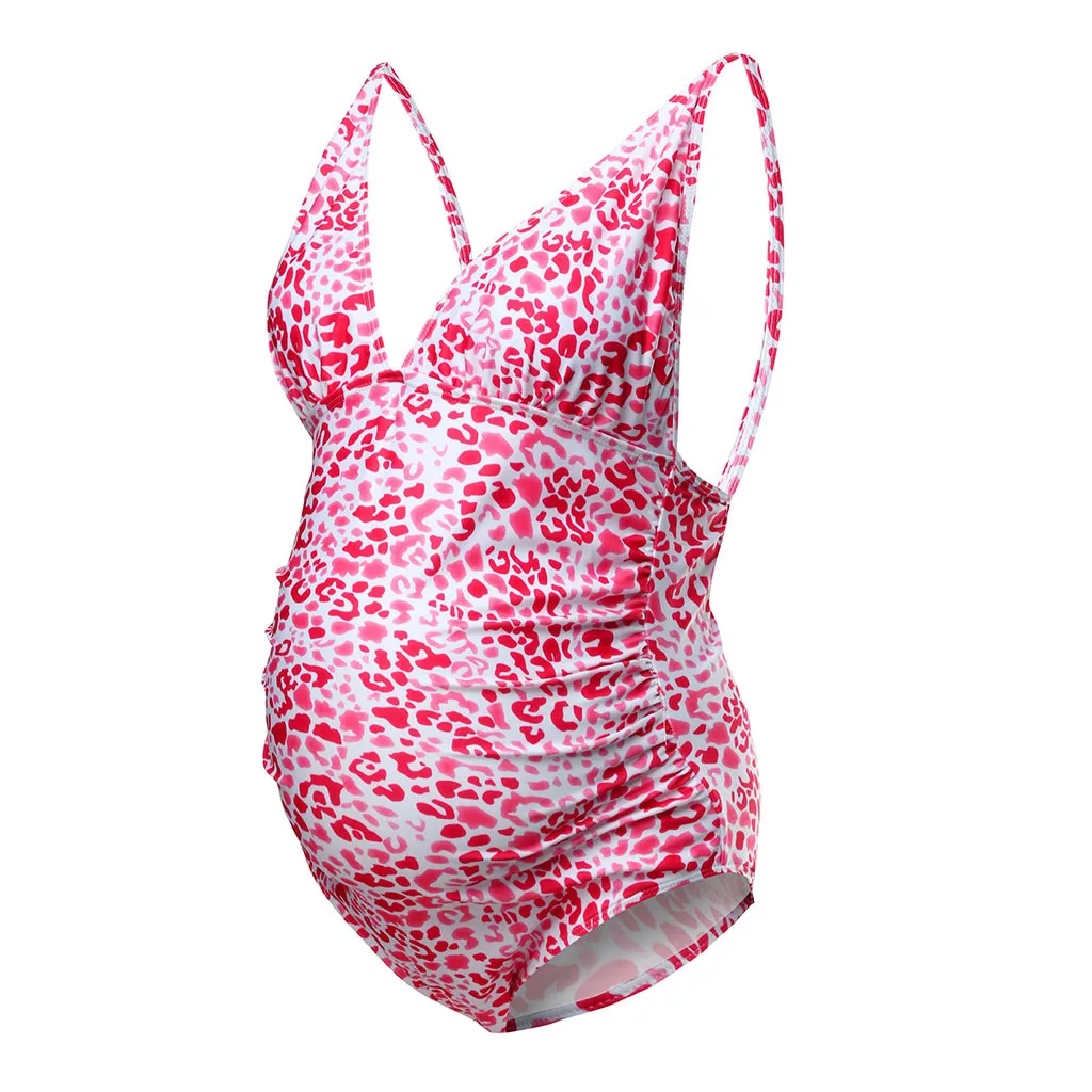 Женский купальник для беременных летний женский леопардовый купальник бикини с рисунком купальный костюм Пляжная одежда de bain femme#811