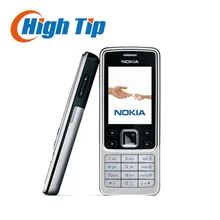 Russian keyboard support Nokia unlocked original 6300 Refurbished cell mobile phone 1 year warranty Singapore free shipping