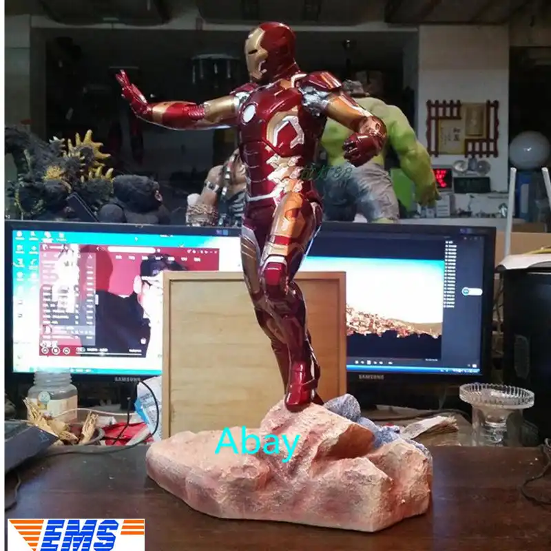 Avengers Endgame Iron Man Tony Stark Gk Statue Mk43 1 4 Scale