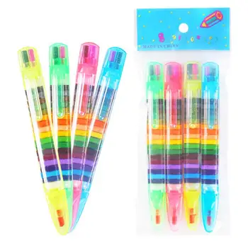 

1000pcs Kawaii Crayons Oil Pastel Creative Colored Graffiti Pen For Kids Painting Supplies Student Stationery 20colors/pcs