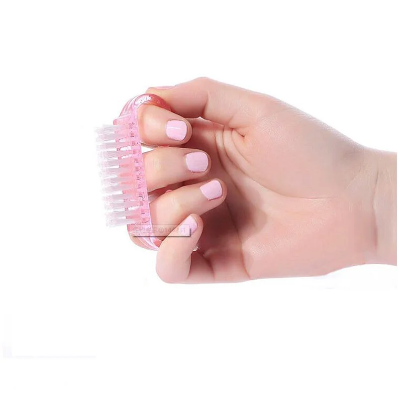 Addfavor щетка для чистки ногтей акриловая УФ-гель щетка для чистки ногтей щетка для удаления пыли аксессуары для ногтей инструмент для красоты случайный цвет