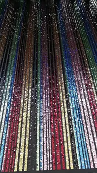 

Silver gold sequin lace fabric high quality tulle lace fabric with sequin fashion sequence lace fabric for sewing dresses