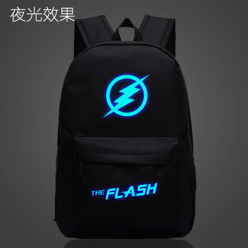 

Free shipping Comics Marvel Movie Captain America Avengers Flash Star Luminous Backpack Fans Bags Teenager Backpacks 2019 new