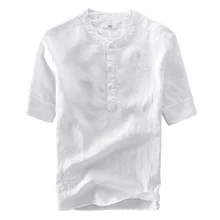 Итальянский стиль suehaiwe бренд льняная рубашка с коротким рукавом мужские летние модные мужские рубашки Лен плюс размер груди 120 см M-3XL camisa