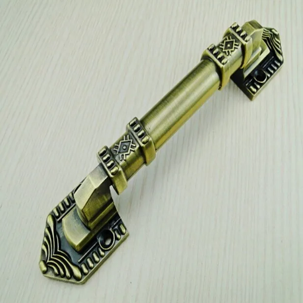 245mm Wooden Door Pulls ,Antique High Quality Door Handles Bronze zinc