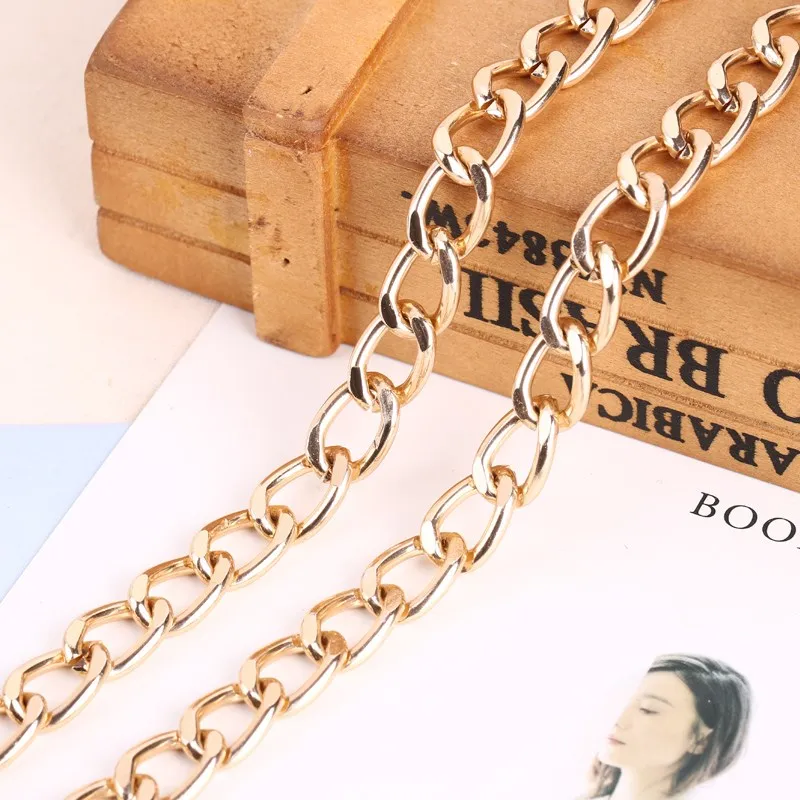 

2 Meters 8x5MM Champagne Gold Color Iron Extended Chain Connect Chains Necklace Chains Diy Jewelry Findings Accessories