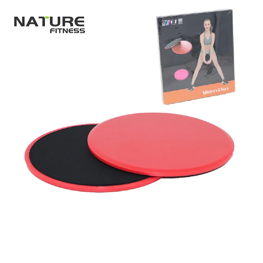 Круговые скользящие диски/ползунки для упражнений/слайд-диски(продается в парах - Цвет: Красный