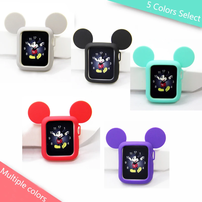 

iWatch Series 123 cartoon soft bag for Apple Watch 38mm 42mm cute Mickey Mouse hellokitty ears and bunny ears