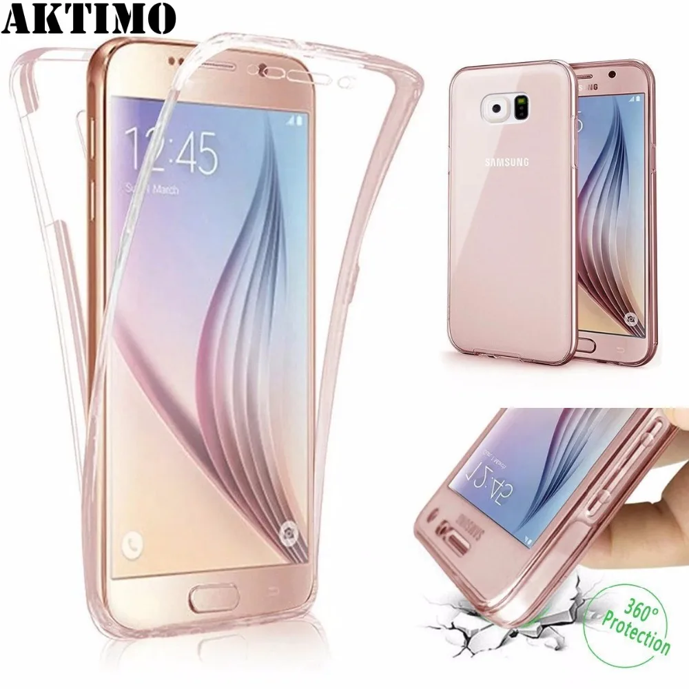 

Front Back Soft TPU Back Cover Case For Samsung Galaxy S3 S4 S5 S6 S7 Edge S8 Plus A3 A5 A7 2017 Grand Core J1 J3 J5 J7 Prime