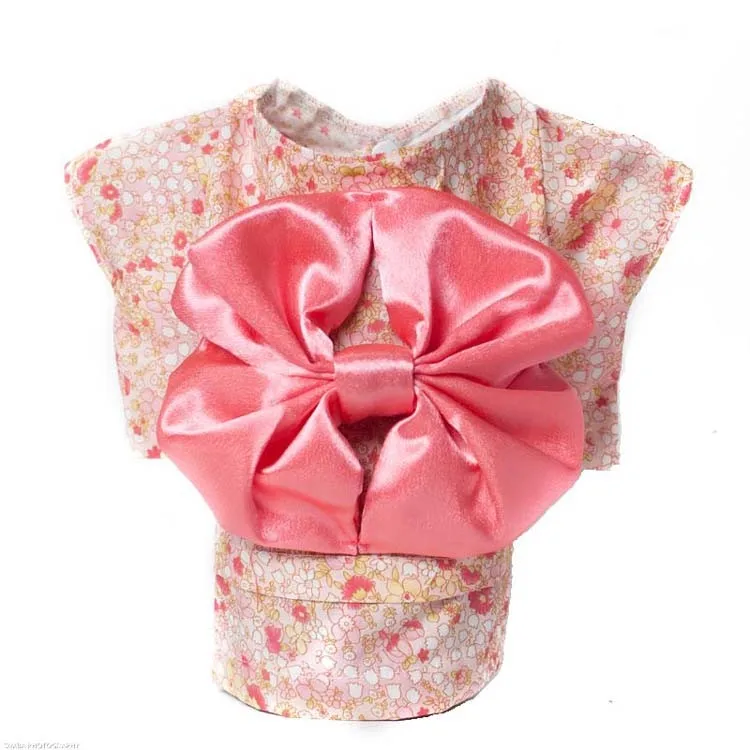Japan Kimono Ethnic Pet Dog Clothes Chihuahua Puppy Floral Princess Dress Clothing In Spring Summer Black Pink XS S M L XL XXL3